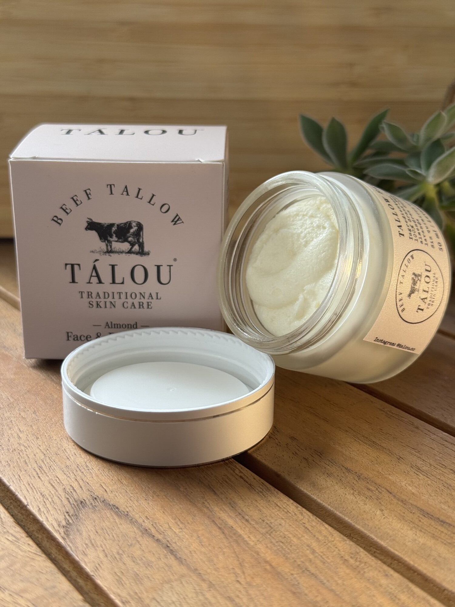 Crema abierta primer plano